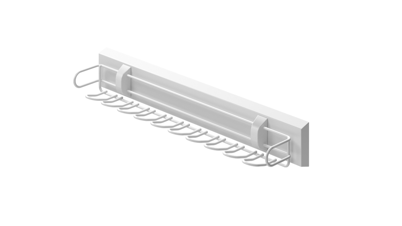 Extendable tie/belt holder